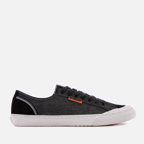 Superdry Men's Retro Low Pro Trainers - Washed Black