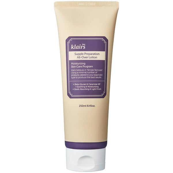 Loção All Over Supple Preparation da Dear, Klairs 250 ml