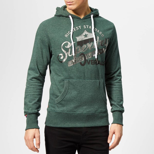 Superdry Men's Heritage Classic Lite Hoody - Forest Marl