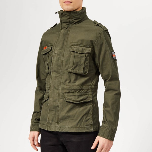 Superdry Men's Classic Rookie Military Jacket - Forest Night