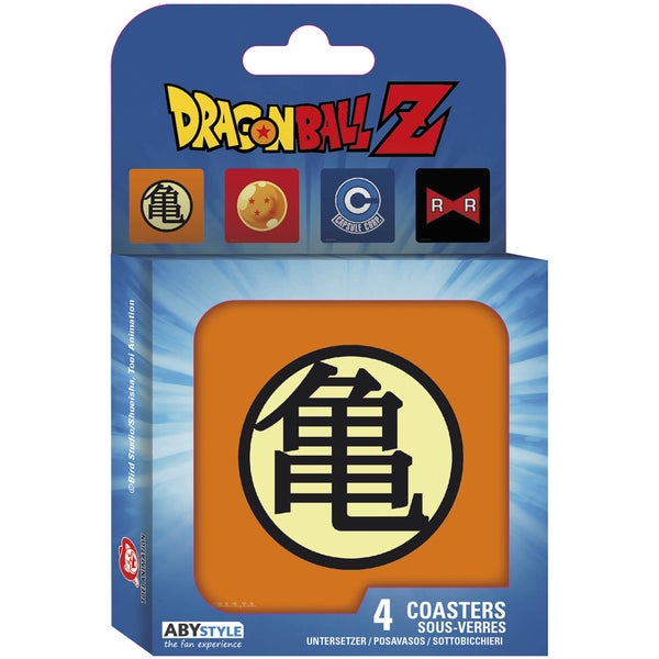 Dragon Ball Set of 4 Coasters (Symbols)