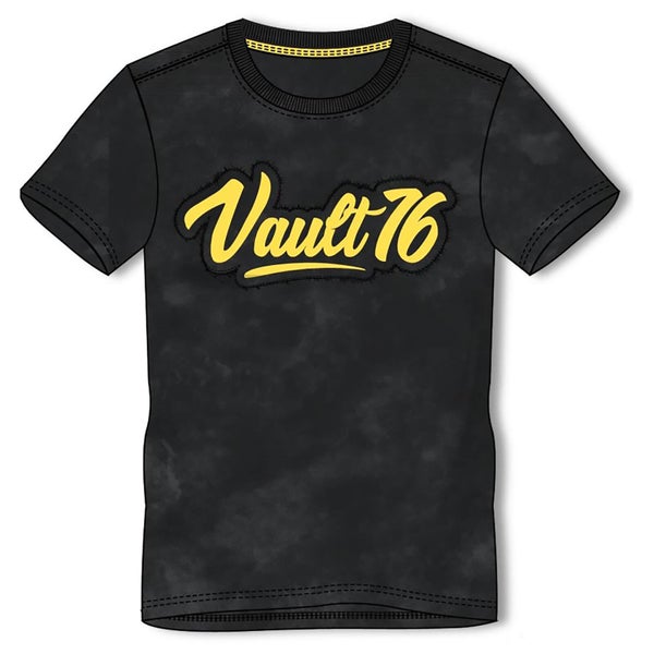Fallout Men's Oil Vault 76 T-Shirt - Black