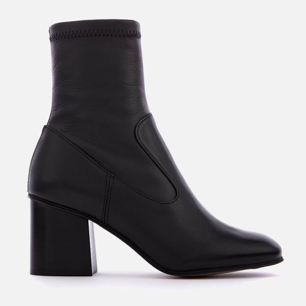 Whistles Women's Vittoria Heeled Sock Boots - Black