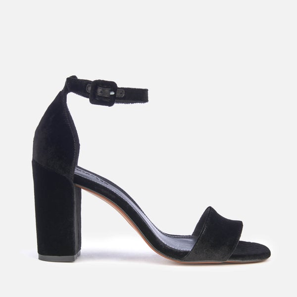 Whistles Women's Alba Barely There Block Heeled Sandals - Black