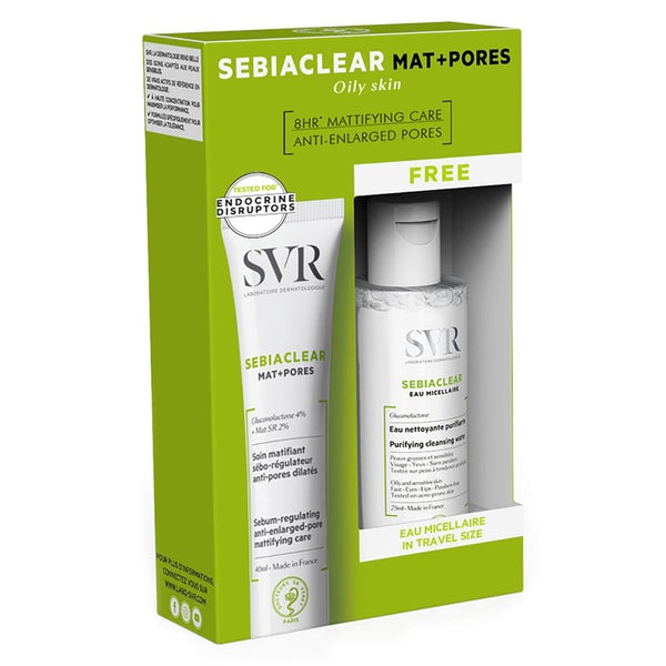 SVR Laboratoires Sebiaclear Mat+Pores Set - Sebiaclear Mat + Pores 40ml + Sebiaclear 75ml (Worth £19)