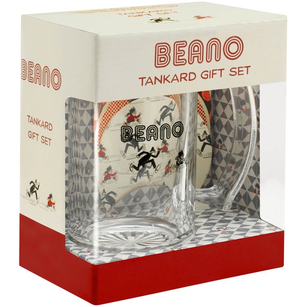 Beano Glass Tankard and Coasters Gift Set