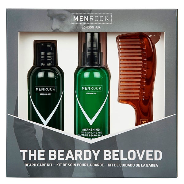 Men Rock The Beardy Beloved Beard Care Starter Kit - Sicilian Lime