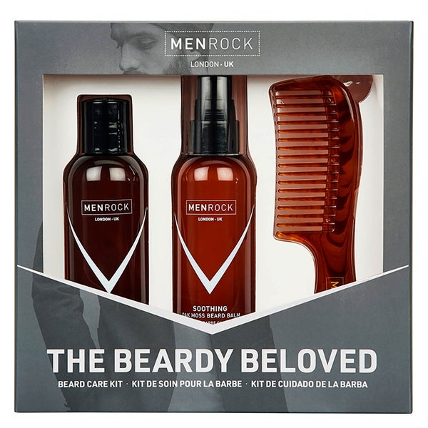 Men Rock The Beardy Beloved Starter Beard Care Kit - Soothing Oak Moss (Worth £30.95)