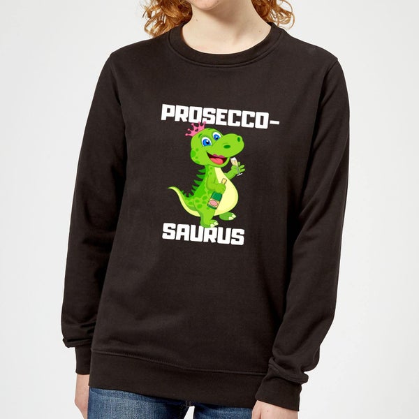 Be My Pretty Proseco-Saurus Women's Sweatshirt - Black