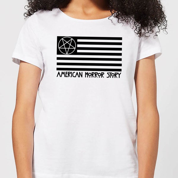 American Horror Story Black Flag Pentagram Women's T-Shirt - White