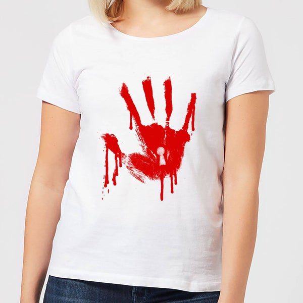 T-Shirt Femme Keyhole Handprint - American Horror Story - Blanc