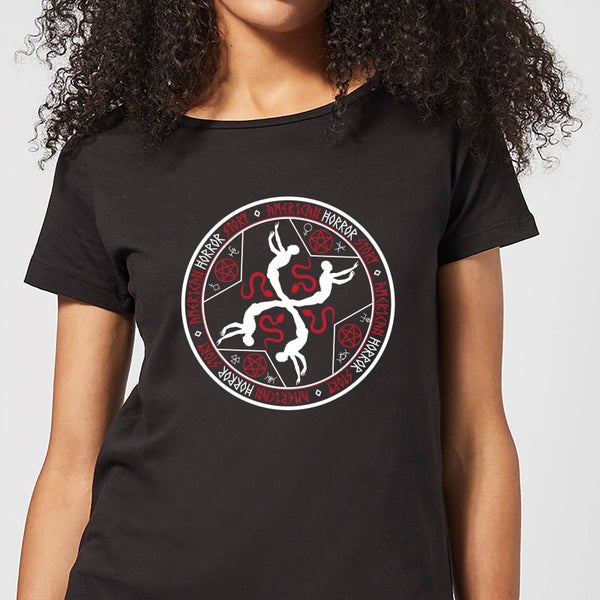 American Horror Story Murder House Witchcraft Crest Damen T-Shirt - Schwarz