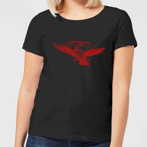 T-Shirt Femme Eagle Crest - American Horror Story - Noir