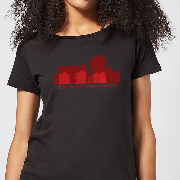 American Horror Story Some Doors Skyline Damen T-Shirt - Schwarz