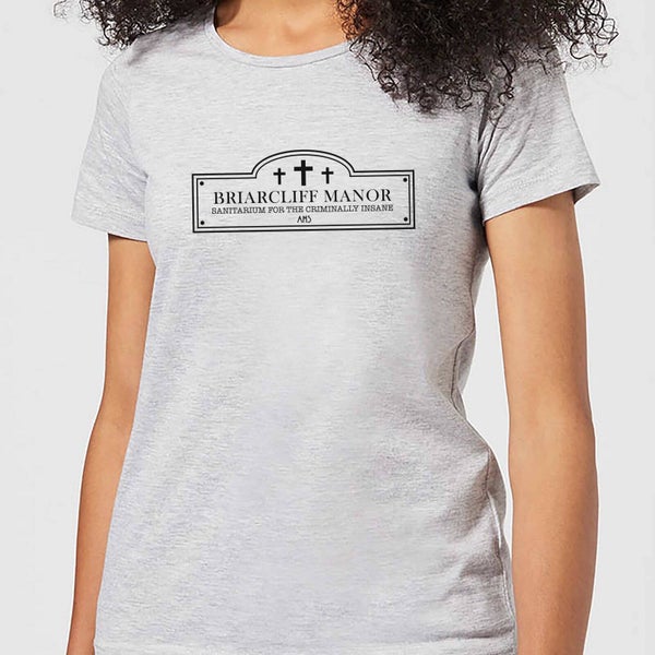 American Horror Story Briarcliff Logo Women's T-Shirt - Grey