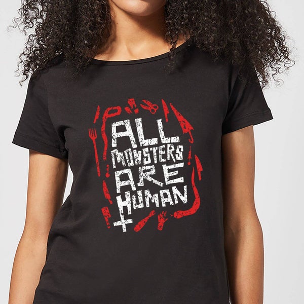 American Horror Story All Monsters Are Human Tools Damen T-Shirt - Schwarz