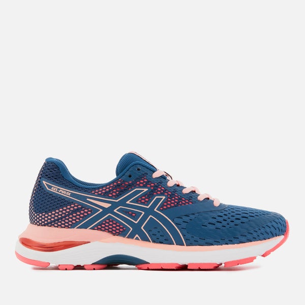 Asics Women's Running Gel Pulse 10 Trainers - Grand Shark/Baked Pink