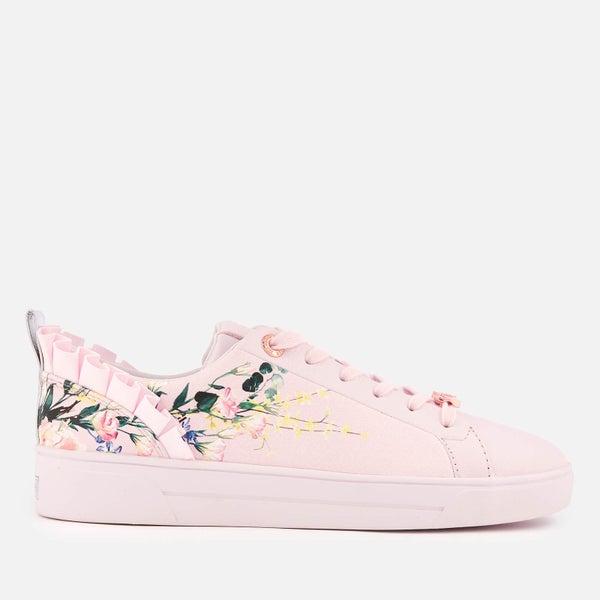 Ted Baker Women's Astrna 2 Leather Fill Low Top Trainers - Elegant Pink