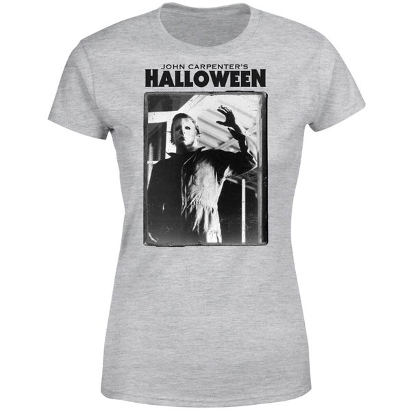 T-Shirt Femme Halloween Framed Mike Myers - Universal Monsters - Gris