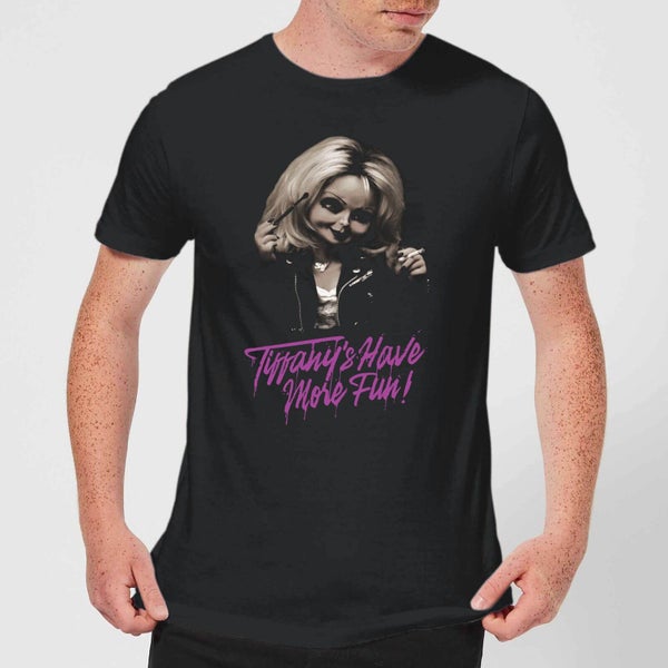 Chucky Tiffanys Have More Fun Men's T-Shirt - Black