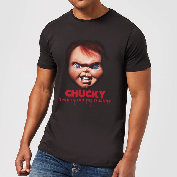 T-Shirt Homme Friends Till The End Chucky - Noir