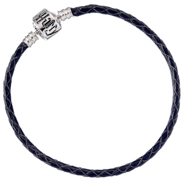 Harry Potter Black Leather Charm Bracelet (Various Sizes)