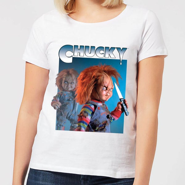 T-Shirt Femme Nasty 90's Chucky - Blanc