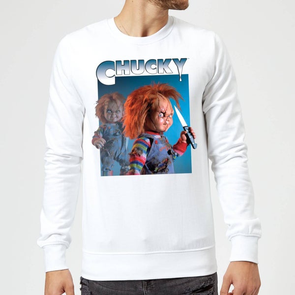 Chucky Nasty 90's Sweatshirt - White
