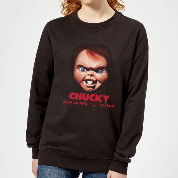 Chucky Friends Till The End Women's Sweatshirt - Black