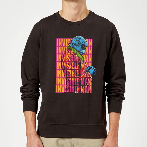 Universal Monsters Invisible Man Retro Sweatshirt - Black
