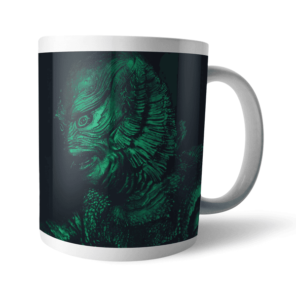 Universal Monsters Creature From The Black Lagoon Retro Mug