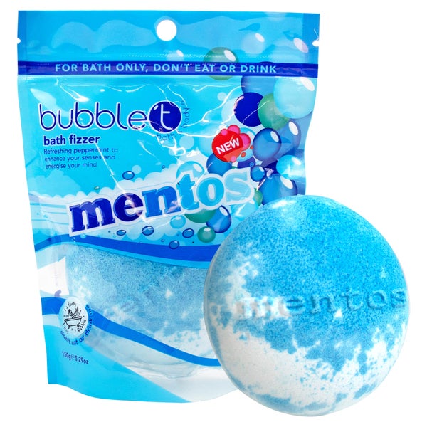 Bubble T x Mentos Mint Tea Giant Bath Bomb(버블 T x 멘토스 민트 티 자이언트 배스 밤 150g)