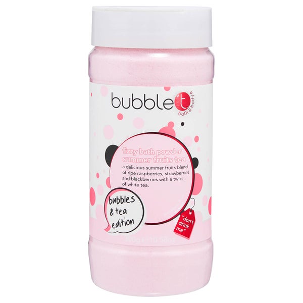 Bubble T Summer Fruits Tea Fizzy Bath Powder(버블 T 섬머 프루츠 티 피지 배스 파우더 300g)