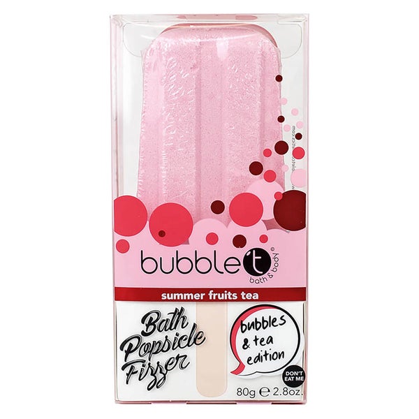 Bubble T Summer Fruits Tea Popsicle Bath Bomb Fizzer(버블 T 섬머 프루츠 티 팝시클 배스 밤 피저 80g)