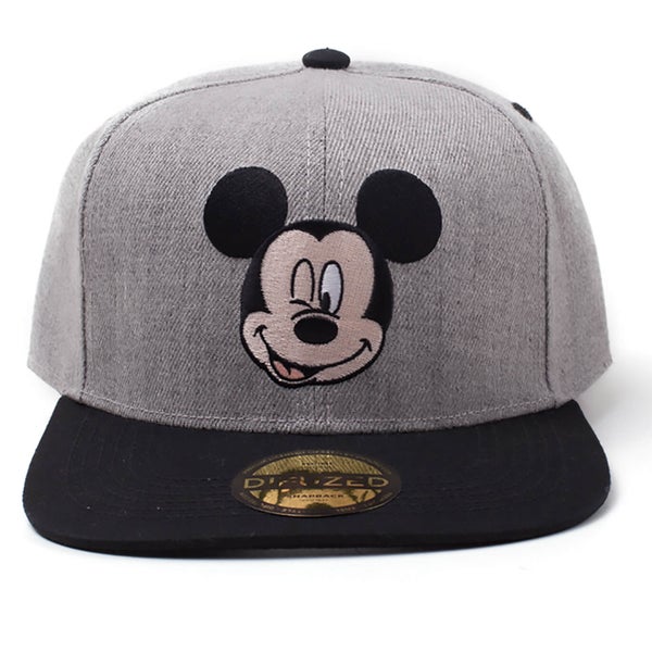 Disney Mickey Mouse Melange Snapback - Black