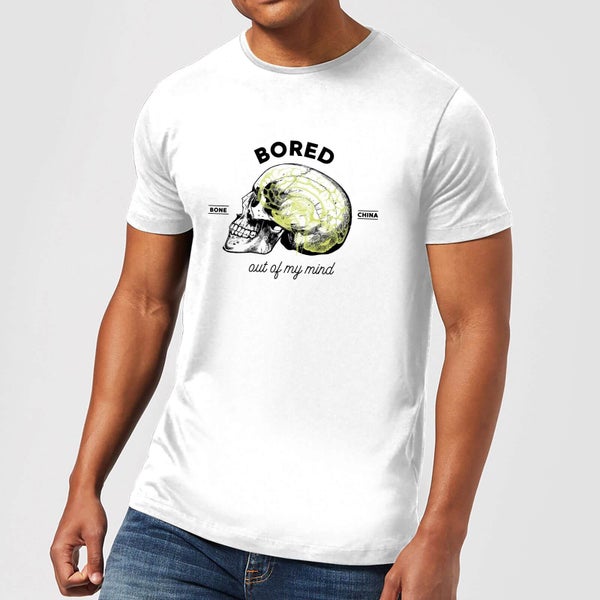 Bored Out Of My Mind Men's T-Shirt - White