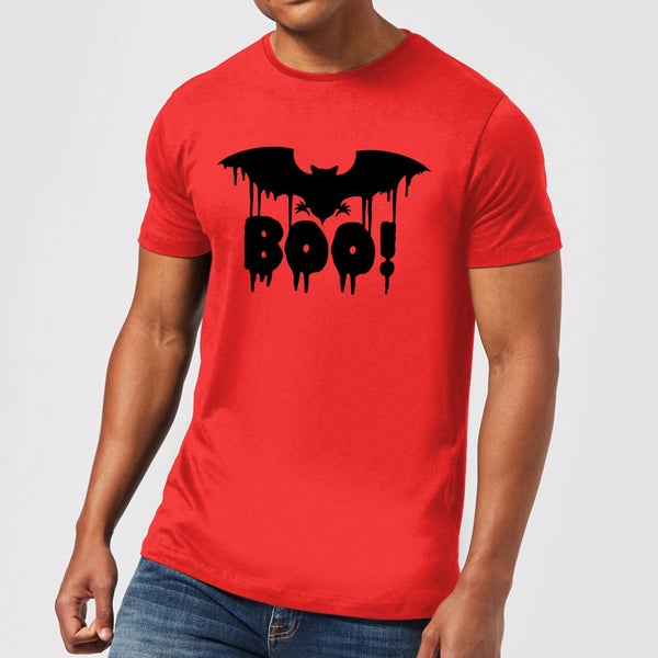 Boo Bat Men's T-Shirt - Red
