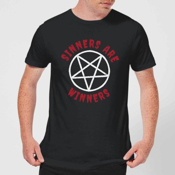 Sinners Are Winners Men's T-Shirt - Black