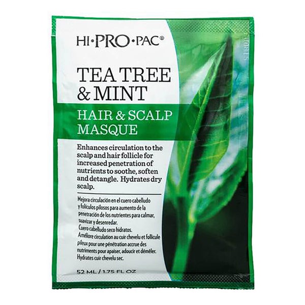 HI PRO PAC Tea Tree and Mint Hair and Scalp Masque 52ml