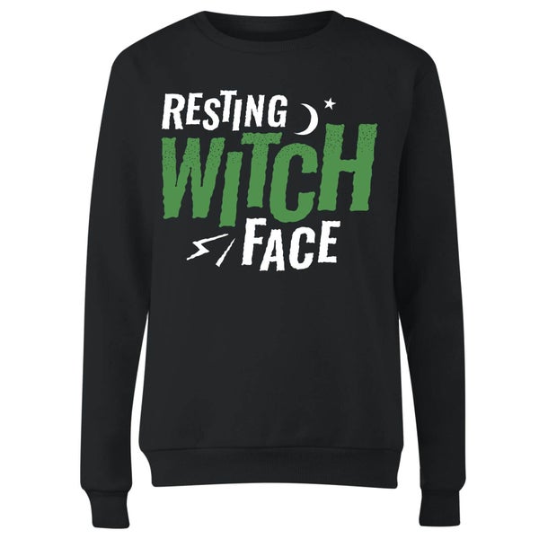 Resting Witch Face Women's Sweatshirt - Black
