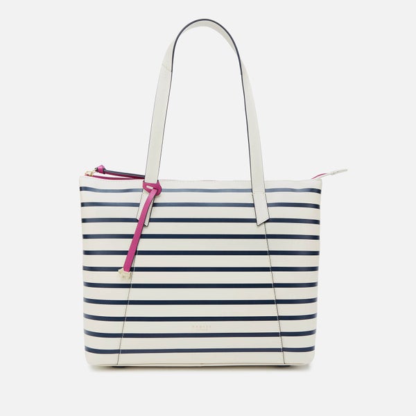 Radley Women's Wood Street Stripe Large East West Tote Bag - Chalk