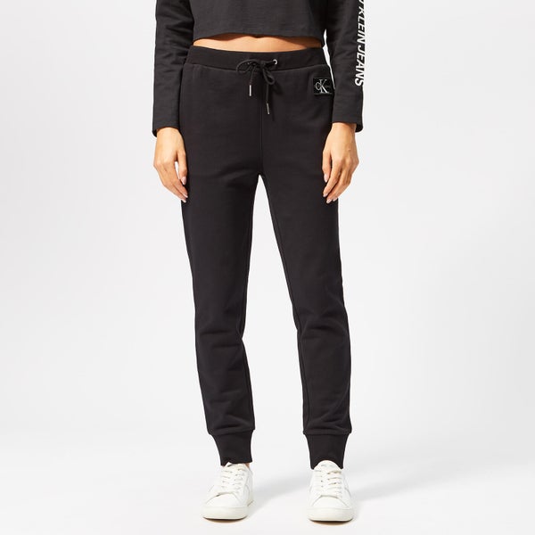 Calvin Klein Jeans Women's Monogram Sweatpants - Black