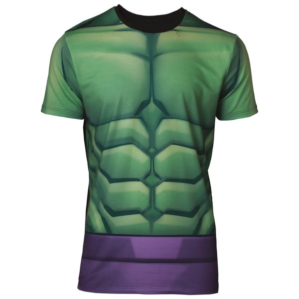 Marvel Men's Hulk Sublimated T-Shirt - Green