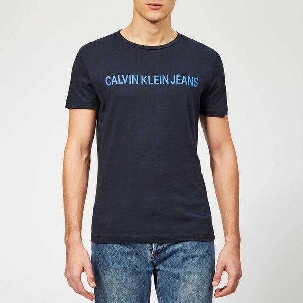 Calvin Klein Jeans Men's Institutional Logo Slim T-Shirt - Night Sky