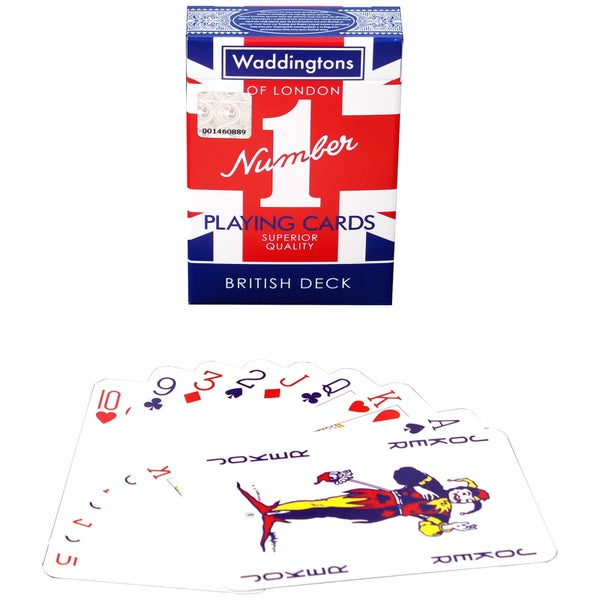 Waddingtons Number 1 Playing Cards - Union Jack Edition