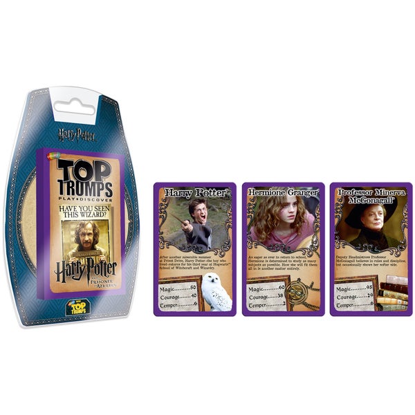 Top Trumps Card Game Clamshell - Harry Potter and the Prisoner of Azkaban Edition
