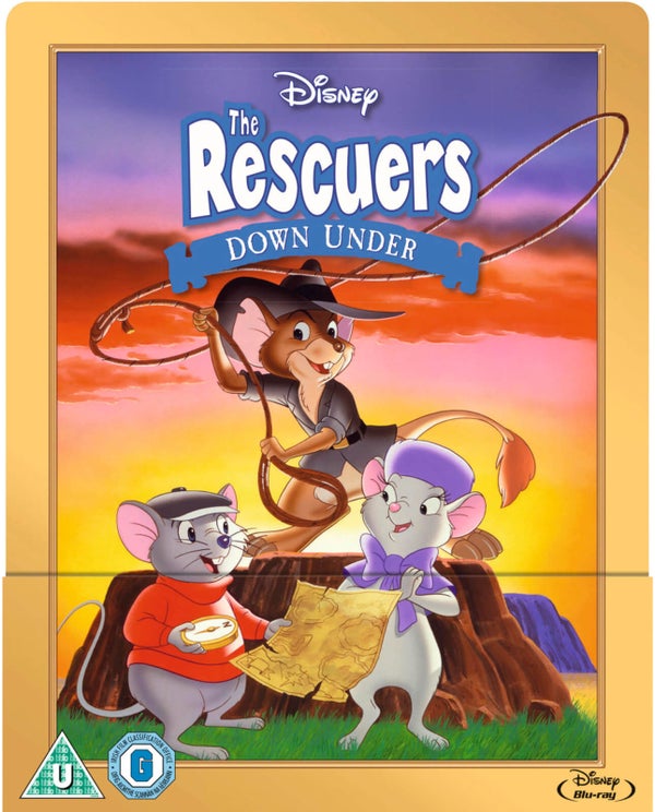 The Rescuers Down Under - Zavvi exclusive limited edition Steelbook (De Disney collectie #29)