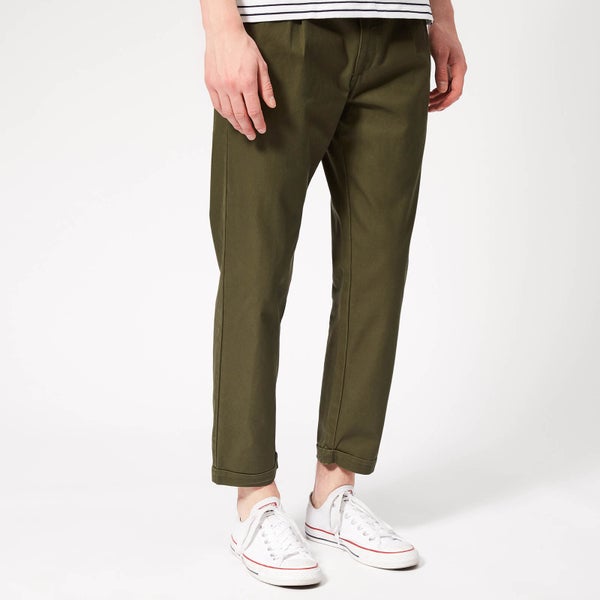 Tommy Jeans Men's Turn Up Chinos - Forest Night