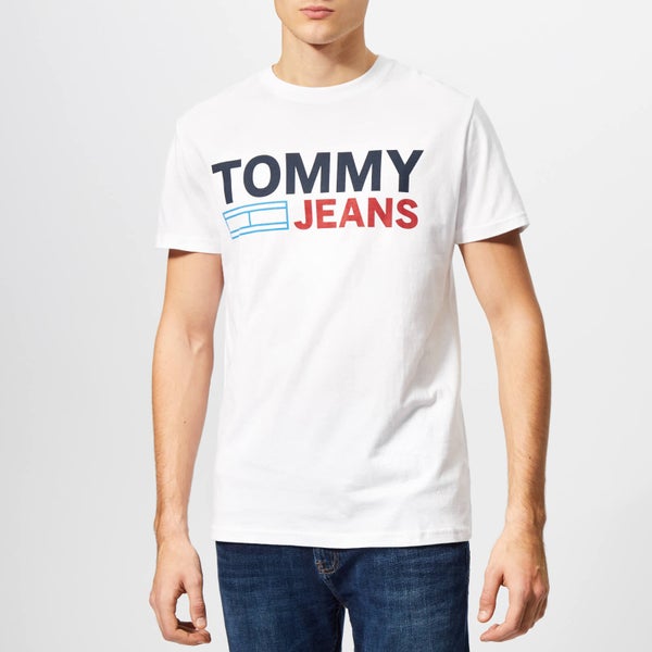 Tommy Jeans Men's Essential Logo T-Shirt - Classic White