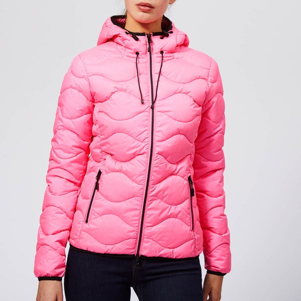 Superdry Women's Astrae Quilt Padded Jacket - Fluro Pink